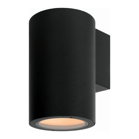 Applique esterna nera alluminio E27 40W Volantis Lucide