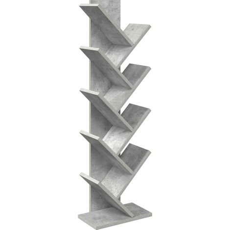 Scaffale per Libri ad Albero 6-Scomparti 30 x 18 x 100 cm vidaXL (1/5)