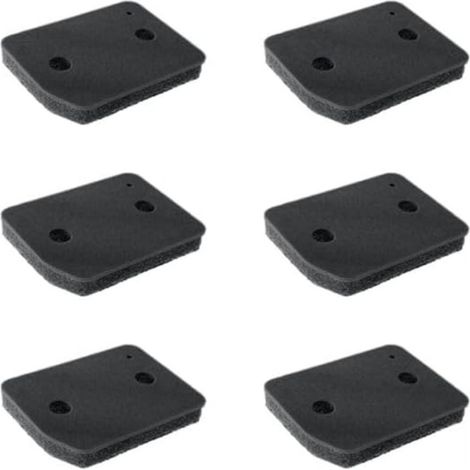 Filtre 9164761, pour nettoyeur à sec Miele 9164761 - Lot de 6 éponges filtrantes