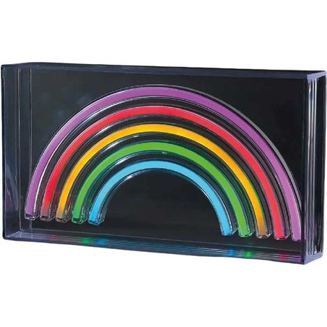 Décoration lumineuse  led Néon Arc en ciel