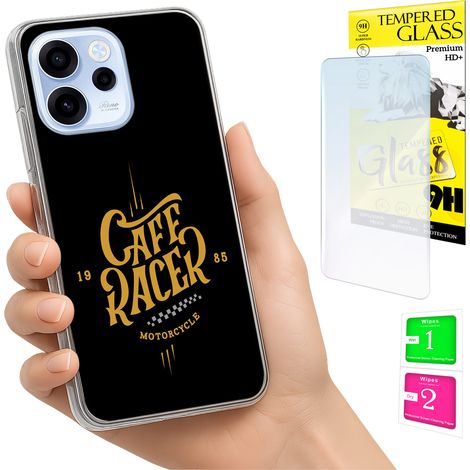 Custodia per Oppo Reno 15F / 15F FS Photo cover Cover posteriore + vetro 9H (1/5)