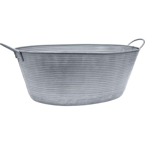 Outdoor Matlock Oval Planter - Iron - L58.5 x W58.5 x H34 cm - Metal