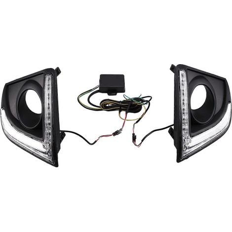 Feux de jour à LED avec antibrouillards, clignotants et feux de brouillard pour Toyota Corolla Altis 2014, 2015 et 2016 (JXLGV) (1/5)