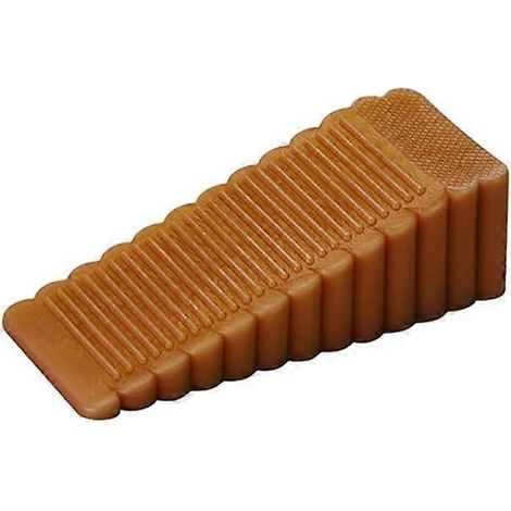 Cale de porte robuste en silicone antidérapant pour la maison et le bureau, protection anti-claquement (1/5)