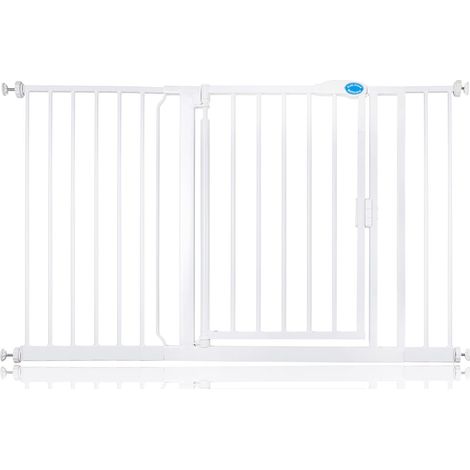Bettacare Auto Close Pet Gate, 132.6cm - 139.6cm, White, Pressure Fit Stair Gate for Dog & Puppy