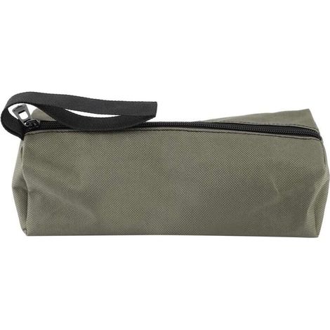 Outil Trousse de Rangement Sac, 24 CM Longue Toile Nylon imperméable à l'eau Fermeture éclair Paquet(Green) (1/5)