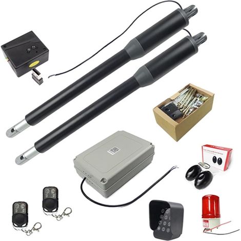 Kit d'ouvre-portes automatiques 200 Kgs Swing Gate Driver Actionneur Perfect Suit Opener Gate Engine Motor System Porte automatique pour accessoires de portail coulissant ( Color : Kit 13 , Size : 1 U (1/5)