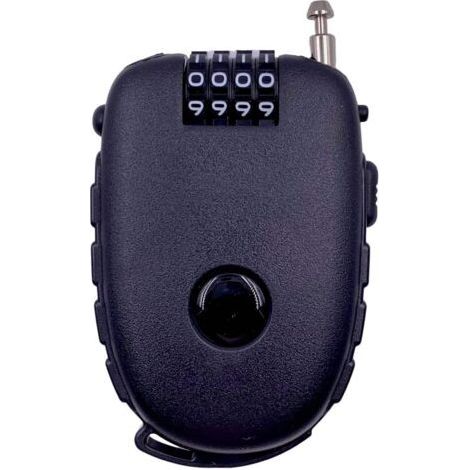 Ahlsen Antivol Vélo, Cadenas Vélo, Antivol Câble, Antivol Poussette avec Câble rétractable 70cm pour vélo, Ski, Snowboard et Poussette