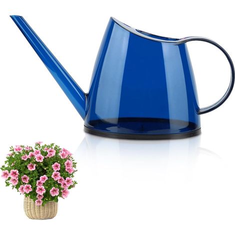 Arrosoir d'intérieur 1,2 L – Long bec verseur – Transparent (1/5)
