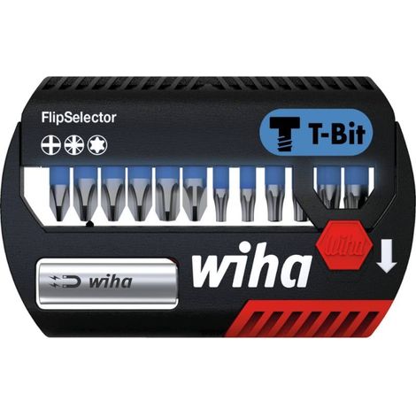Coffret Flipselector 12 Embouts T en Longueur 25 MM (PH-PZ-TX) + 1 Porte-Embout Magnétique