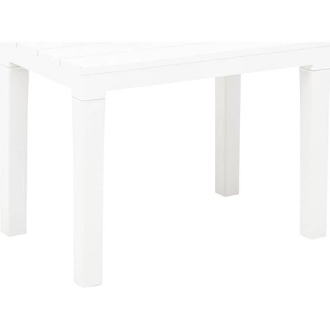 Maison Exclusive - Zahradní lavice 2 ks bílé plast (1/5)