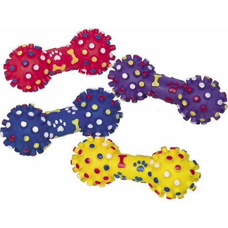 Nobby® Hunde Vinyl Hantel "CLASSIC"mit Squeaker 17 cm