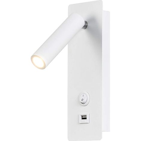 Wall Lights Bedroom LED Wall Lamp Indoor Staircase Wall Sconce Headboard Switch/LED 3W CREE COB/Corridor Garages Hotels 360 Degree Rotation White 3000K