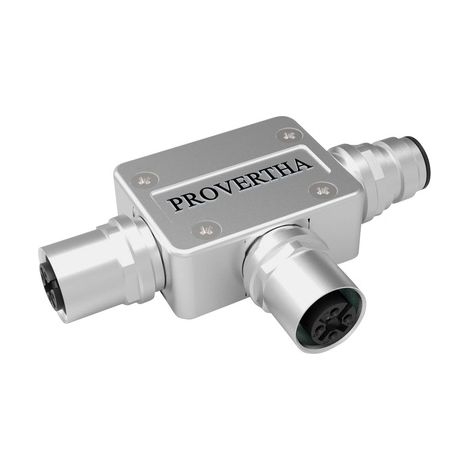 Provertha 42-500017 Sensor-/Aktor-Verteiler und Adapter M12 Adapter, T-Form  Polzahl Sensoren: 5 1 S