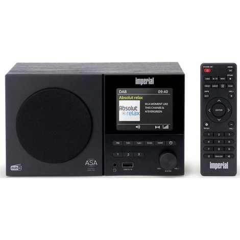 Imperial DABMAN-120BK Tischradio DAB+, FM DAB+, Bluetooth®   Schwarz