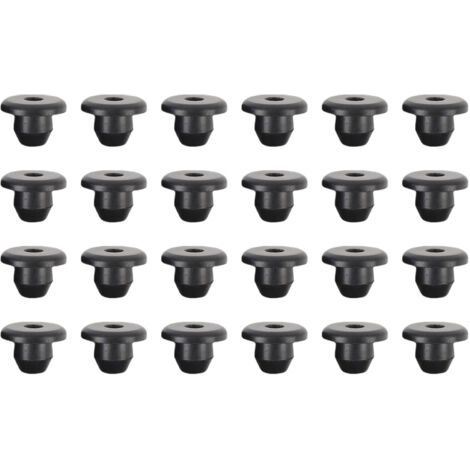 Bouchon d'huile de cric hydraulique en caoutchouc, étanchéité solide, sol universel de 8.5mm pour trou de réservoir, 24 pièces. (1/5)