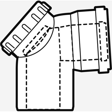 Revisionsbogen PP/PP DN160/110 87° - 48000010272 von Weishaupt