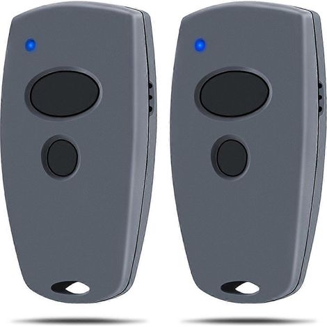 Lot de 2 télécommandes de garage pour ouvre-porte de garage numérique multibit 302, 304, 382, 394, 392, 313, 433,92 MHz (1/5)