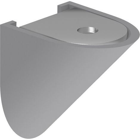 Lot de 16 taquets d'assemblage gris pour meuble ou placard