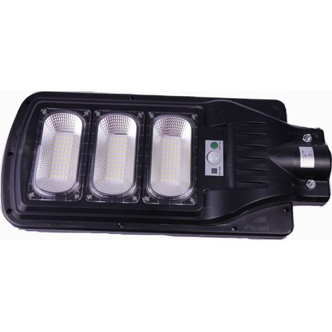 Jandei Farola LED 1300 Lúmenes 90W Solar Exterior 168 LED 6000K Blanco Frío Ion-Litio