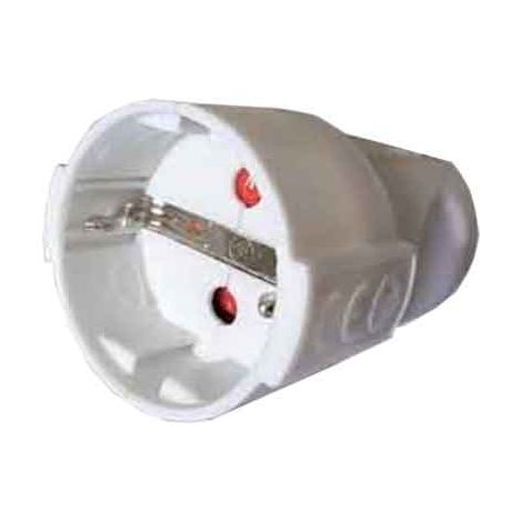 PRESA MOBILE SCHUKO 16A CARDINALE 2P+T