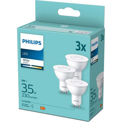 3er pack led gu10 3w 35w 3000k 230lm 88074381 88074381 88074381 88074381 88074381 88074381