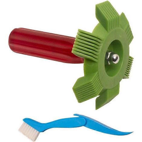 Nettoyeur à peigne pour ailettes de condenseur de climatiseur Rouleau d'évaporateur Maison Autres fournitures CVC ( ) (1/5)
