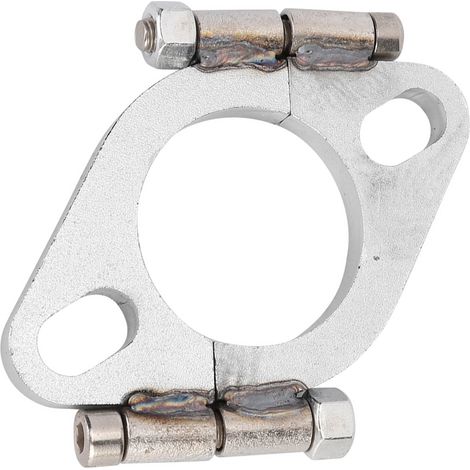 Accessoire de remplacement pour bride d'échappement ovale plate fendue de 2 pouces