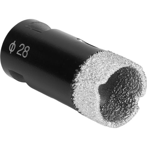 Foret Diamant Brasé sous Vide pour Marbre, Granit, Céramique - Perçage 28mm