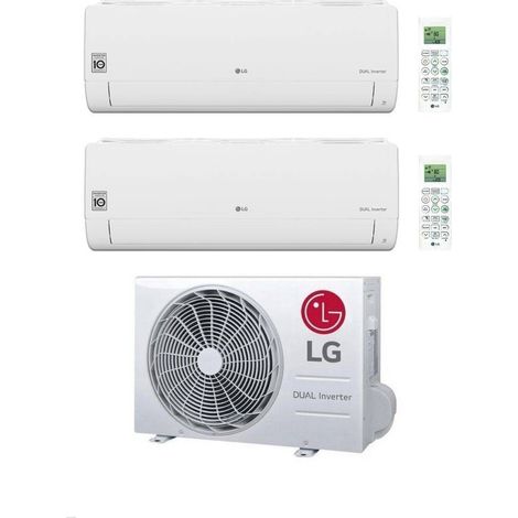 LG Climatiseur DualSplit Libero Smart 9+12 avec MU2R15.U13 Inverter R-32 Wi-Fi Classe A++