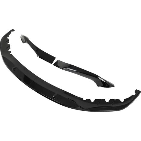 Spoiler delantero, compatible con el sedán de lujo Serie 5 G30, fácil instalación, negro brillante. (1/2)