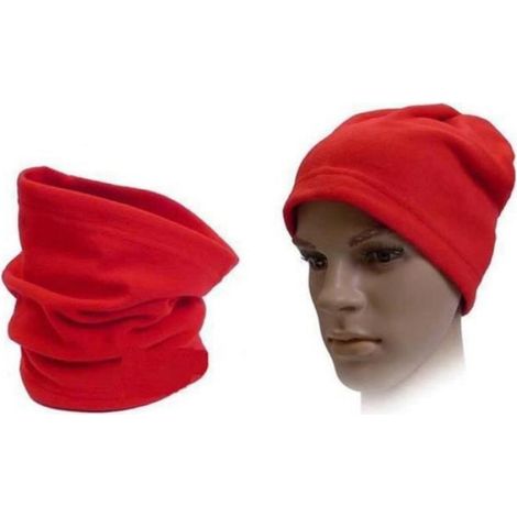 Guêtre De Cou - Polaire - Chaud Respirant Coupe-Vent - Pour Cyclisme Ski Randonnée - Taille Unique (1/4)