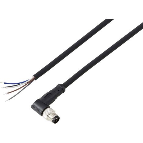 TRU COMPONENTS TC-13751880 Cavo di collegamento M8 x 1 Spina angolata 10 m Numero di poli: 5 1 pz. (1/4)