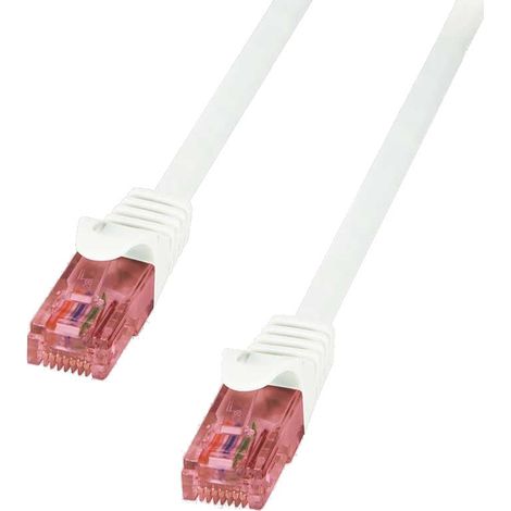 Intellinet Cavo di Rete Patch in Rame Cat.6 Bianco U/UTP LSZH 0,5m (1/2)