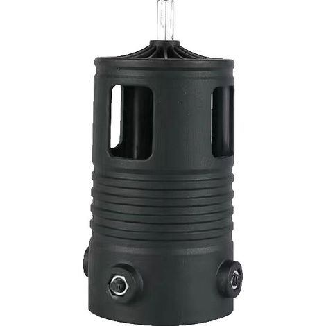 Elektrischer Maisdrescher, Haushaltsgerät zum Entspelzen von Mais, automatisches Entspelzen und Trennen von Mais, Zubehör für elektrische Bohrmaschinen (dick schwarz).