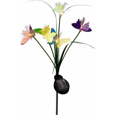 Lampada solare da giardino con farfalle a LED (1/3)