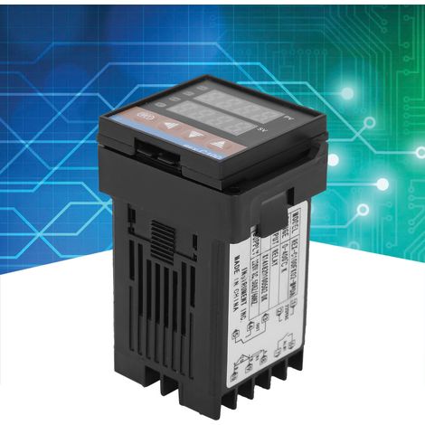BERM® 220V Temperaturregler REX-C100FK02-MDA: Intelligenter Temperaturregler mit hochpräzisem, einstellbarem Temperaturschalter (1/5)