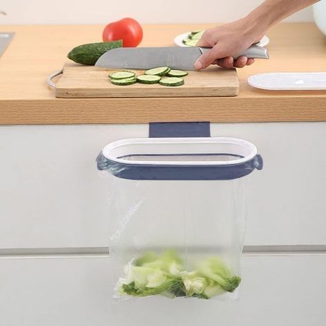 Trash Sac de Support Porte de Porte de bac à ordures Casquette de Sac à ordures Porte de Cuisine Porte arrière Poste de Rangement des Supports de Rangement Pratique (1/5)