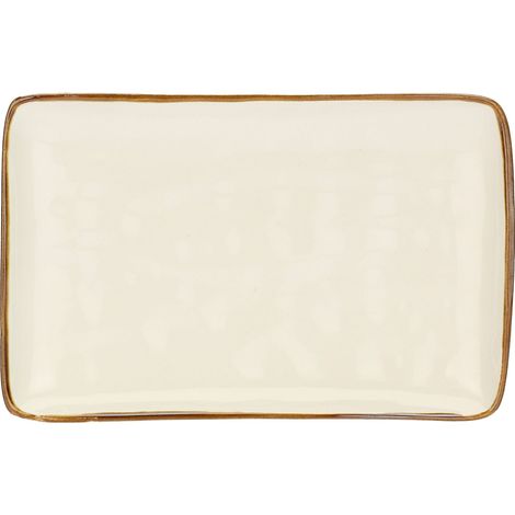 VASSOIO RETTANGOLARE 20X13CM LINEA AVORIO CONCERTO