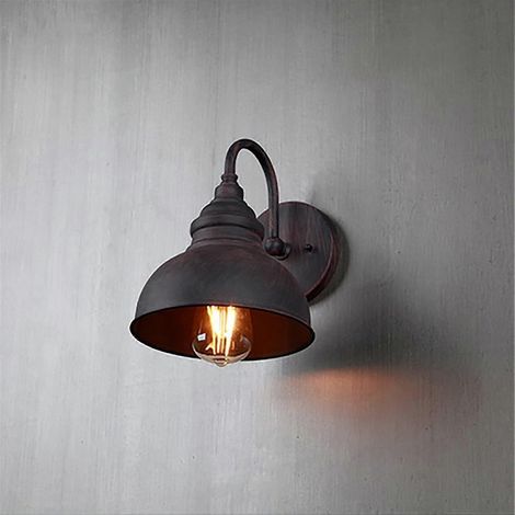 Moderne LED-Wandleuchte mit Glaskugel für Schlafzimmer und Badezimmer, minimalistisches Design aus Eisen, Farbe: Schwarz