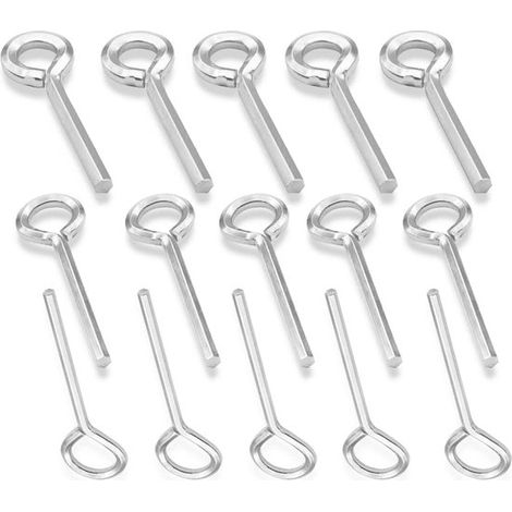 Set de 15 clés Allen – Hexagonales – Porte-clés – Pour barres anti-panique – Lot complet (1/5)