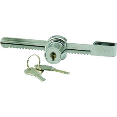 Serratura Per Cristalli Cromate A Cremagliera Mm. 120 Cf.12Pz