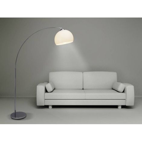 Brilliant Vessa 92940/75 Lampada a stelo E27 60 W Cromo, Bianco (1/4)