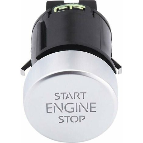 royaluxe -Commutat de bouton d'arrêt de démarrage de mot de voiture pour Tiguan 2008-2016 Sharan Pièces détachées  OE 5N0959839 (1/5)