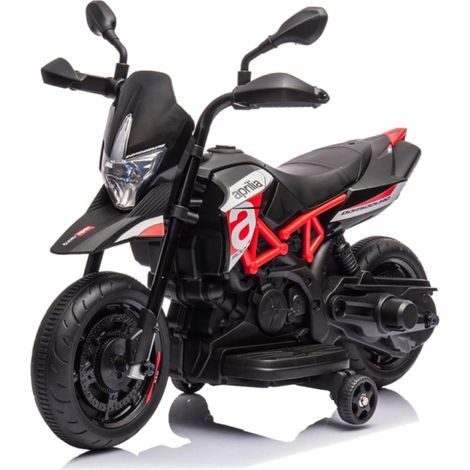 Moto Elettrica per Bambini a Batteria 6 V Aprilia Dorsoduro Small