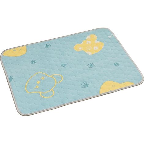 Tapis rafraîchissant pour Chiens et Chats(40x50cm),Tapis rafraîchissant en Soie glacée pour Animaux de Compagnie, idéal pour l'été,Tapis rafraîchissant pour Animaux de Compagnie (1/5)