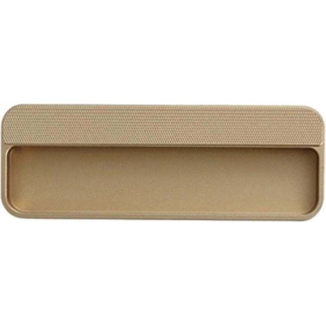 Poignée invisible pour porte de placard intégrée, poignée de porte coulissante, finition bronze - 140 mm (1/5)