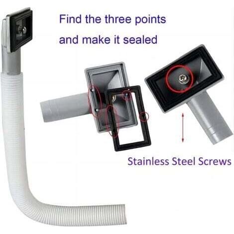 NALOOKAMIC Crépine de panier de vidange d'évier de cuisine, 110 mm 1½\
