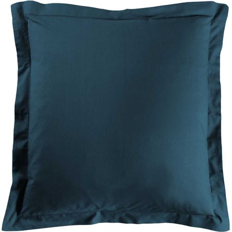 Taie d'oreiller Lina 57fils coton - 63x63 - bleu