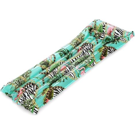 TRADE SHOP - Materassino Gonfiabile Fantasia Floreale 183x69cm Per Mare Spiaggia Piscina 019962 - (1/5)